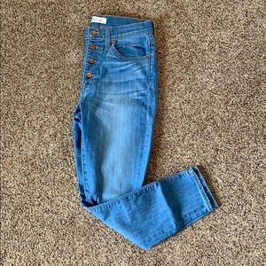 Madewell 9” High Riser Skinny Skinny Crop